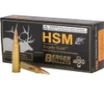 HSM Trophy Gold Rifle Ammunition 6mm Remington Berger 95 gr  20 rd 