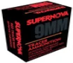Supernova 9mm Luger Parabellum PMSN9MMR Red Tracer Non Corrosive Full Metal Jacket FMJ 119 Grain
