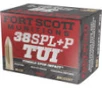 Fort Scott Munitions 38 P081SCV Tumble Upon Impact  TUI  Fort Defense Solid Copper Spun 81 Grain  38 Special 1362 fps