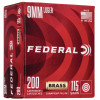 Federal WM51992 Champion Training 9mm Luger 115 gr Full Metal Jacket  FMJ 