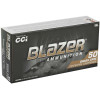 CCI Blazer Brass Pistol Ammo 9mm 147 gr  FMJ 50 rd 
