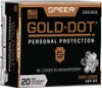 Speer Gold Dot Personal Protection Pistol Ammo 9mm 124 gr  HP 20 rd 