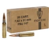 Fiocchi 7 62sx51mm 147 Grain Full Metal Jacket  FMJ 