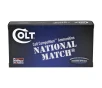 DoubleTap Ammunition Colt National Match 10MM 180Gr Full Metal Jacket 50 Round Box 10M180FMJCT 1140 FPS