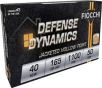 FIOCCHI 40 SW 165GR JHP-50RD 20BX CS 1100 FPS