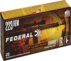 Federal  223 Remington 62 Grain MSR Fusion Bonded Soft Point 3025 FPS