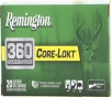 Remington CoreLokt Centerfire Rifle Ammo 360 Buckhammer 180 gr  SP 20 rd  2400 FPS
