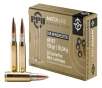 PPU PPM3081 Match Rifle 308 Win 155 gr Hollow Point Boat-Tail  HPBT  20 Per Box  10 Cs 2788 FPS