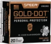 Speer Gold Dot Personal Protection Pistol Ammo 9mm 124 gr  HP 20 rd  1150 FPS