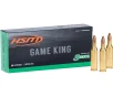 HSM Game King Rifle Ammunition 6mm Rem  Sierra Spitzer BT 100 gr  20 rd 