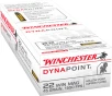 Winchester USA Dynapoint Pistol Ammo 22 Mag 45 gr  Copper Plated HP 50 rd  1550 FPS