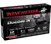 Winchester Ammunition Double X  12 Gauge 3 5   00 Buck  Buckshot  15 Pellets  5 Round Box  250 Round Case SB12L00 1450 FPS