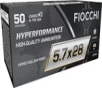 Fiocchi Hyperformance 5 7x28mm Ammo FN 40 Grain Polymer Tip