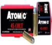 Atomic 00434 Pistol 45 Colt  LC  200 gr Lead Round Nose Flat Point  LRNFP 