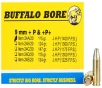 Buffalo Bore Ammunition 24A20 Personal Defense Strictly Business 9mm Luger  P  115 gr Jacketed Hollow Point  JHP  20 Per Box  12 Cs