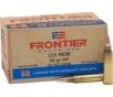 Hornady Frontier Rifle Ammo 223 Rem  55 gr  Hollow Point Match 50 rd 