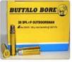 Buffalo Bore Ammunition 20H20 Outdoorsman Strictly Business 38 Special  P 158 gr Hard Cast  HC  20 Per Box  12 Cs