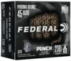 Personal Defense Punch  45 Auto  230 Grain  Jacketed Hollow Point  890 fps