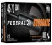 Federal Subsonic  45-70 Government  300 Grain  Fusion Soft Point  1000 fps
