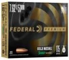 Gold Medal Sierra MatchKing  7 62x51mm NATO  175 Grain  Sierra Matchking Boat-Tail Hollow Point  2600 fps