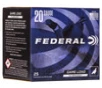 Federal H2046 GameShok Upland 20 Gauge 2 75  1 oz 6 Shot 25 Rounds