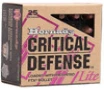 Hornady 90300 Critical Defense Lite 38 Special 90 GR FTX 25 Rounds
