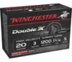 Winchester STH2035 Double X HV 20 Gauge 3  1 5 16 oz 5 Shot 10 Rounds