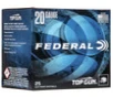 Federal TG2075 Top Gun 20 Gauge 2 75  7 8 oz 7 5 Shot 25 Rounds
