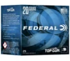Federal Top Gun 20 Gauge 7 5 Shot Size 25 Rnds 2 3 4 