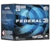 Federal TG208 Top Gun 20 Gauge 2 75  7 8 oz 8 Shot 25 Rounds