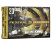 Federal Premium Vital-Shok 20 GA 2-3 4  3 4oz TruBall HP Rifled Slug 5 Rounds