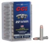 CCI Uppercut 22 WMR 40 Grain Copper Plated Hollow Point 1050 fps 50 Rounds