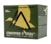 Apex Stratified Series 1300fps 20 Gauge 3  1oz  2 and  4 Blended Steel Shot 25 Rounds