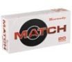 Hornady 8097 Match 308  7 62 NATO 168 GR BTHPM 20 Rounds