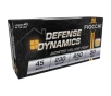 Defense Dynamics  45 Auto  230 Grain  Jacketed Hollow Point  850 fps
