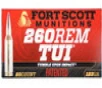 Fort Scott Munitions TUI  260 REM  123gr  SCS - 20 Rounds  MPN  260123SCV2 