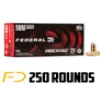 Federal American Eagle 9MM  124gr  FMJ - 250 Rounds