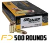 Sig Sauer Elite Performance Ball 9MM  115gr  FMJ - 500 Rounds
