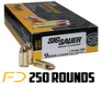 Sig Sauer Elite Performance Ball 9MM  115gr  FMJ - 250 Rounds