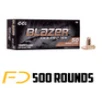 CCI Blazer Brass 9MM  124gr  FMJ - 500 Rounds