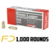 Aguila 9MM  115gr  FMJ - 1000 Rounds  20 boxes of 50   MPN  1E097704 
