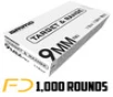 Ammo Inc  Target  amp  Range 9MM  115gr  FMJ  MPN  9115FMJTR50  - 1000 rounds  20 boxes of 50 rnds 