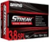 Ammo Inc Streak Visual RED  38 SPECIAL  158gr  TMC  MPN  38158TMCSTRKRED50  - 50 rounds