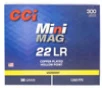 CCI MiniMag  22 LR 36gr JHP  300 Rounds