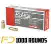 Aguila  45 ACP  230gr  FMJ - 1000 Rounds  MPN  1E452110 