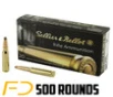 Sellier  amp  Bellot  308 WIN 7 62 NATO  180gr  SP - 500  MPN  SB308C 