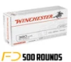 Winchester  380 ACP  95gr  FMJ - 500 Rounds  MPN  Q4206 
