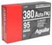 Aguila  380 ACP  95gr  FMJ  MPN  AGU 1E802380  - 50 rounds