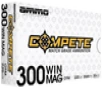 AMMO INC COMPLETE 300 WIN MAG  190gr  BTHP - 20 rounds  MPN  300WM190BTHPA20 