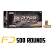 Blazer Ammunition  45 ACP  230gr  FMJ - 500 Rounds  MPN  5230  - Free Shipping